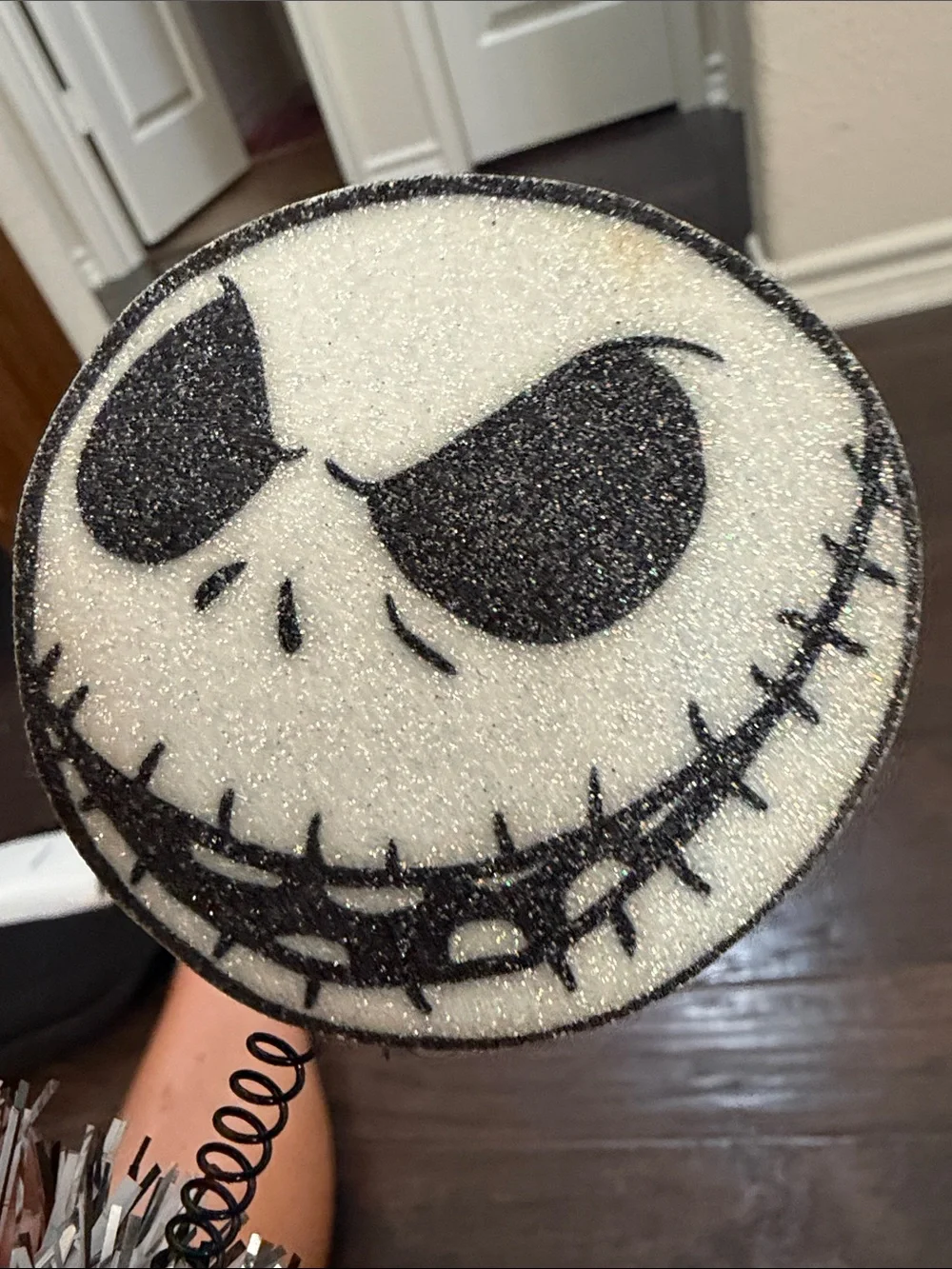 Jack Skellington-Inspired Headband Black and White Adult Costume Halloween
